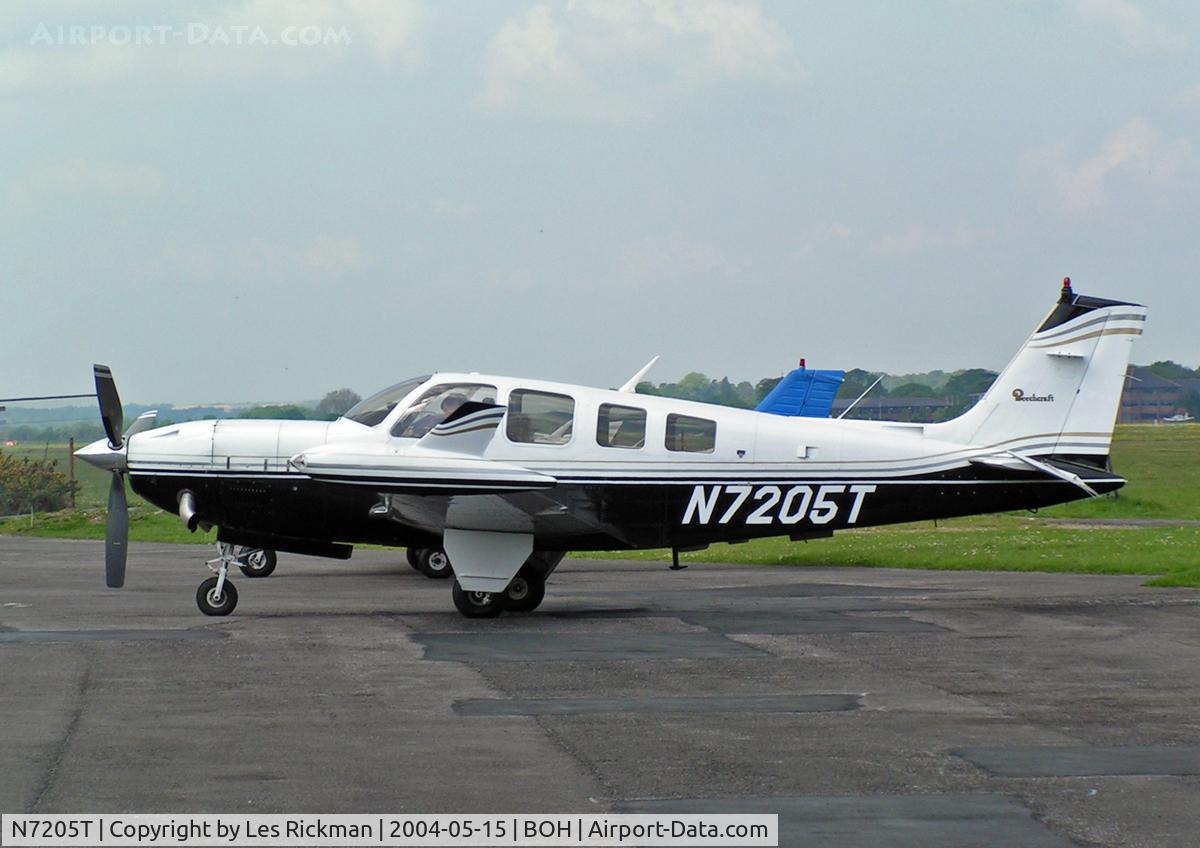 N7205T, 1984 Beech A36 Bonanza 36 C/N E-2182, Beech A36 Bonanza 36