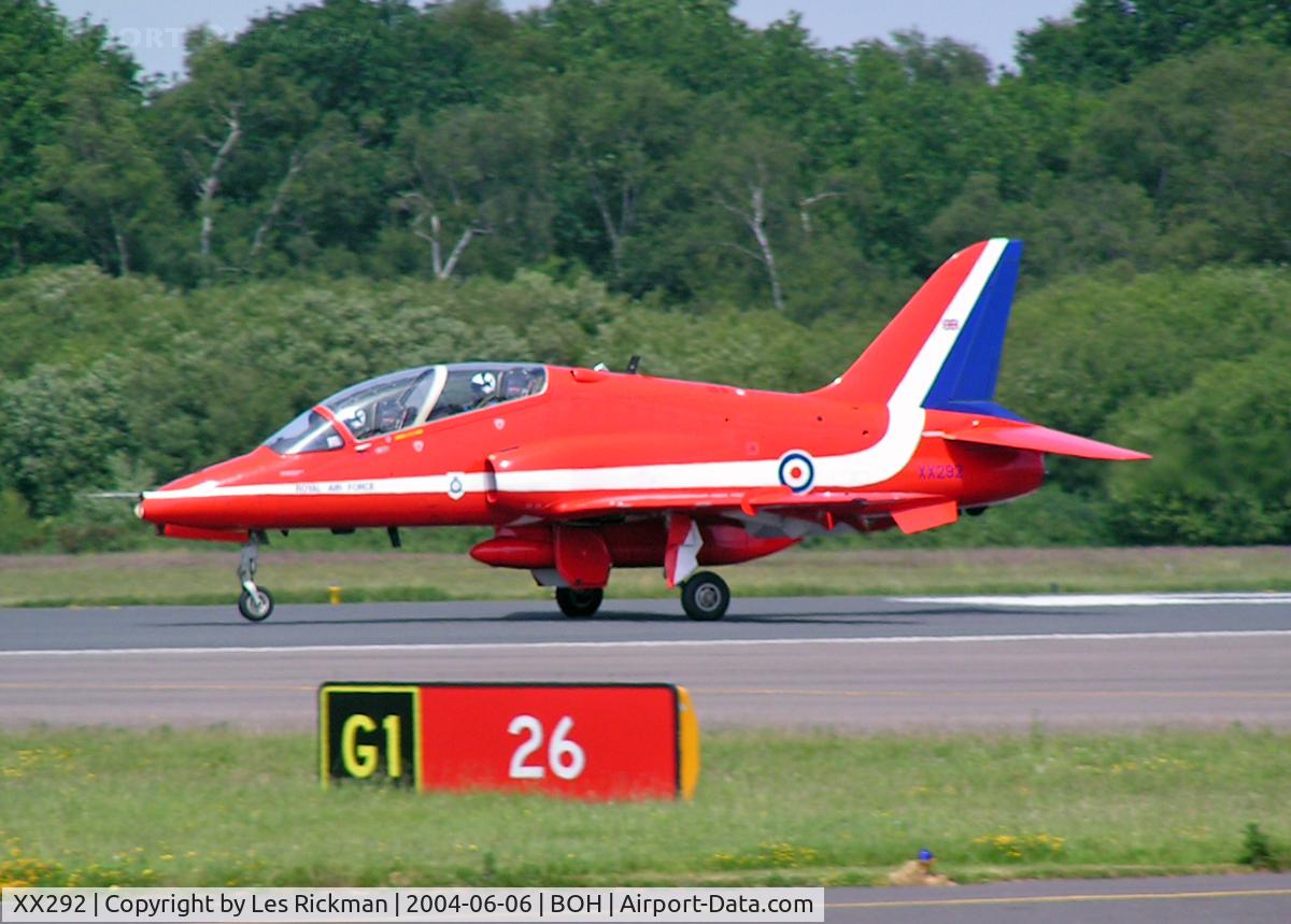 XX292, 1979 Hawker Siddeley Hawk T.1W C/N 119/312117, BAe Hawk T.1
