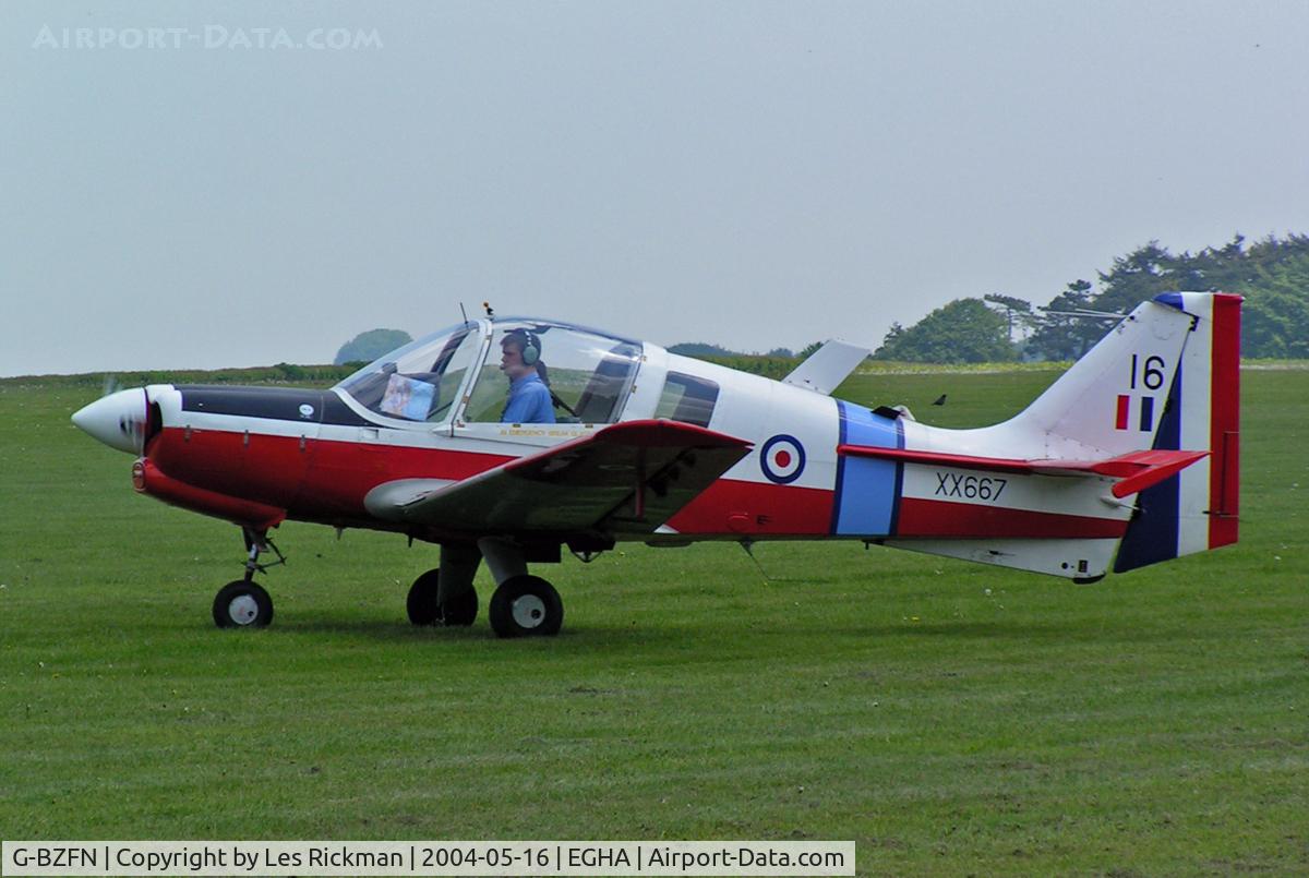 G-BZFN, 1975 Scottish Aviation Bulldog T.1 C/N BH120/325, SAL Bulldog T.1.