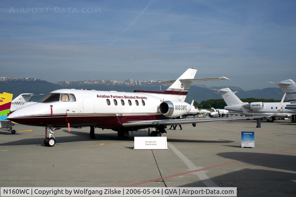 N160WC, 1986 British Aerospace BAe.125 Series 800A C/N 258069, static display