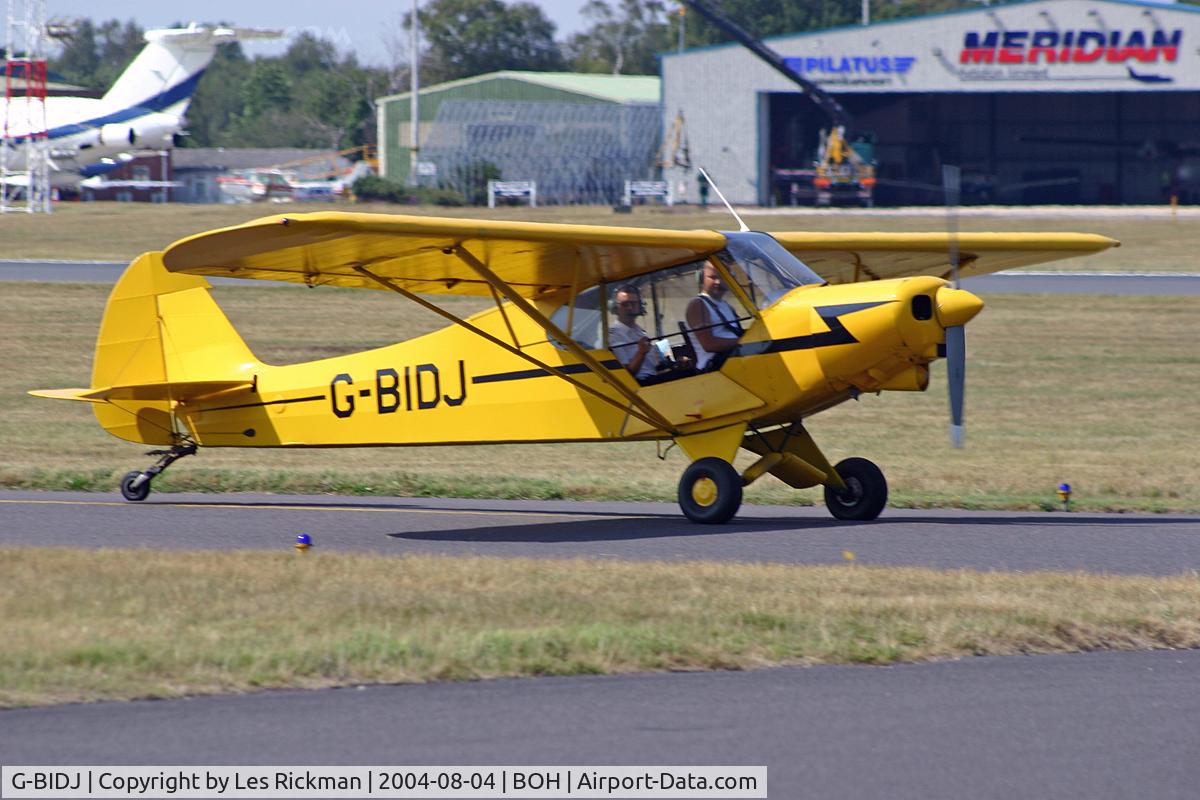 G-BIDJ, 1957 Piper PA-18A-150 Super Cub C/N 18-6007, PA-18 Super Cub 150