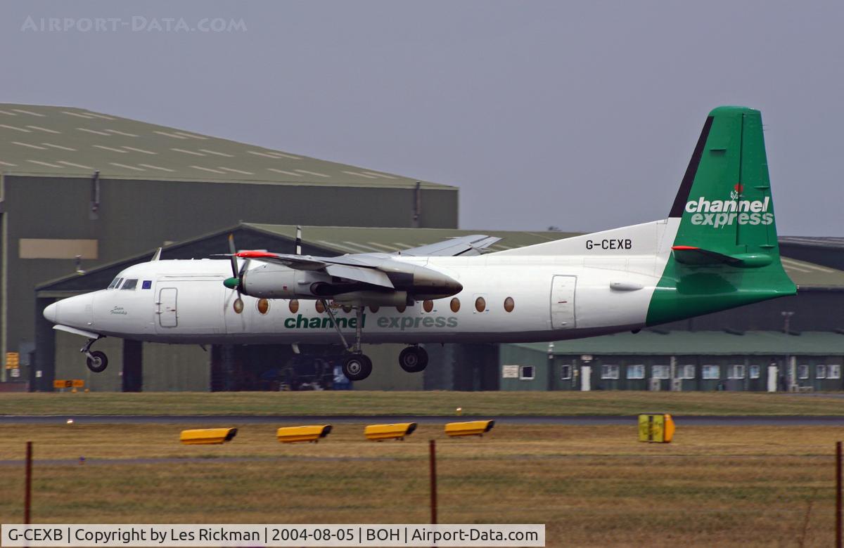 G-CEXB, 1977 Fokker F-27-500 Friendship C/N 10550, F27 Friendship Mk 500