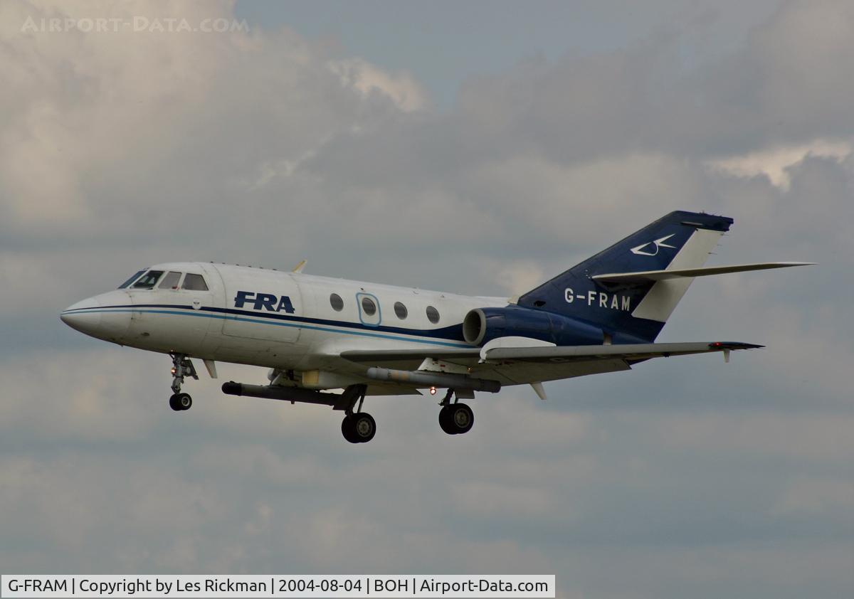 G-FRAM, 1970 Dassault Falcon (Mystere) 20DC C/N 224, Dassault Falcon 20DC