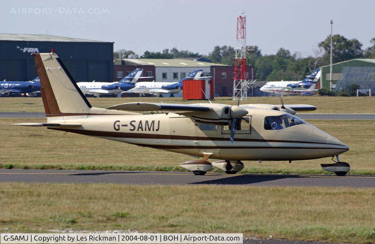 G-SAMJ, 1977 Partenavia P-68B C/N 101, Partenavia P.68B