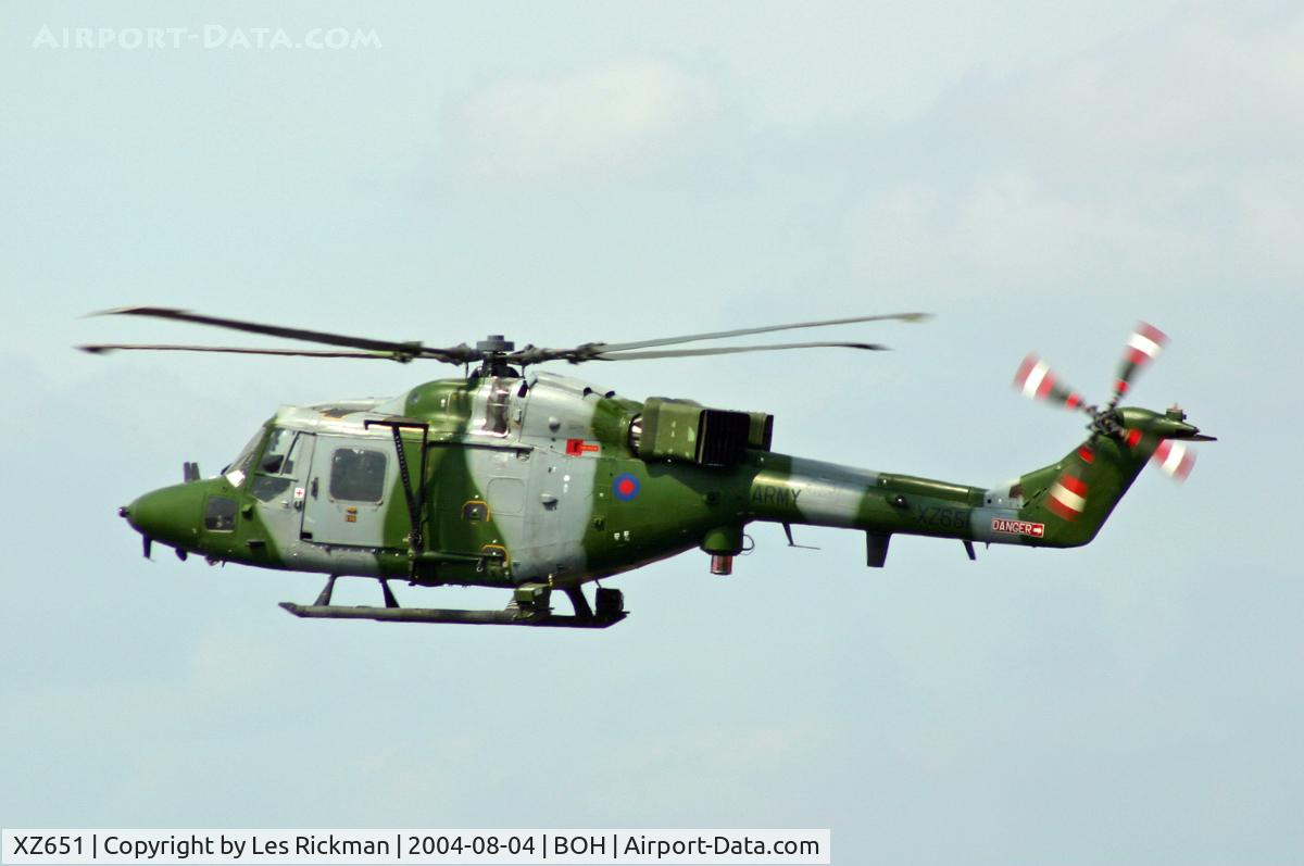 XZ651, 1980 Westland Lynx AH.7 C/N 192, Westland WG-13 Lynx AH7