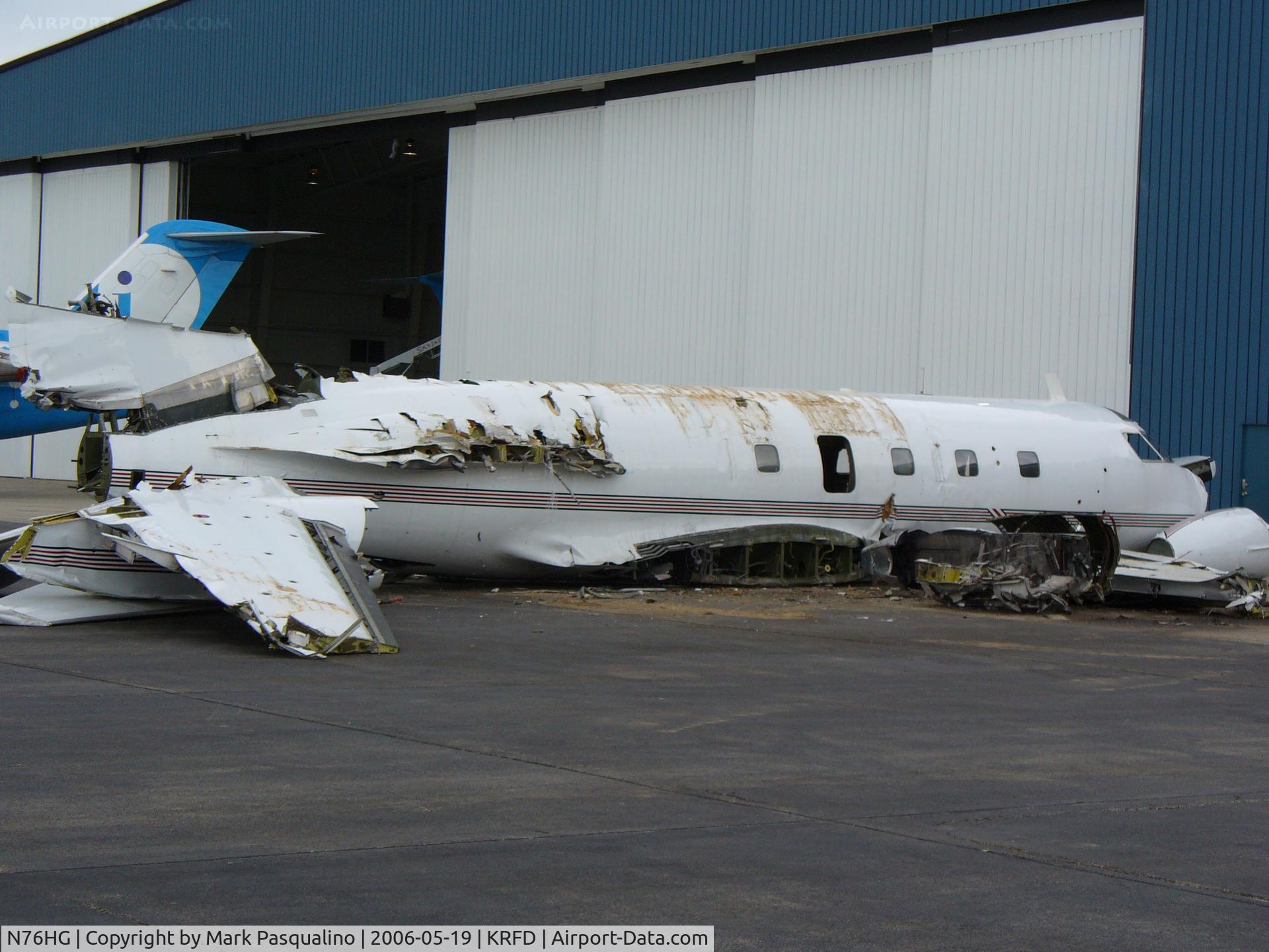 N76HG, 1966 Lockheed L-1329 JetStar 6 C/N 5076, Jetstar broken up for scrap