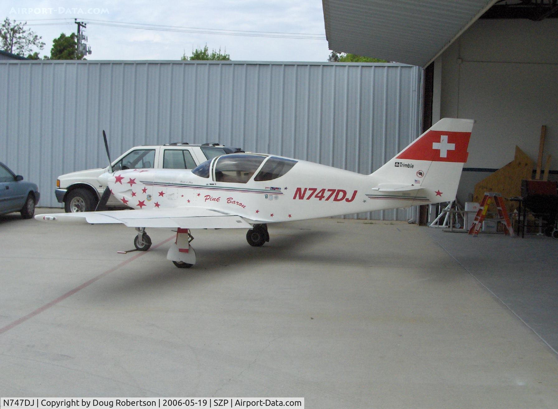 N747DJ, 1989 Stoddard-Hamilton Glasair RG C/N 790, 1989 Eigenbau GLASAIR RG, Lycoming O-320, tri-blade prop, 'Pink Baron'