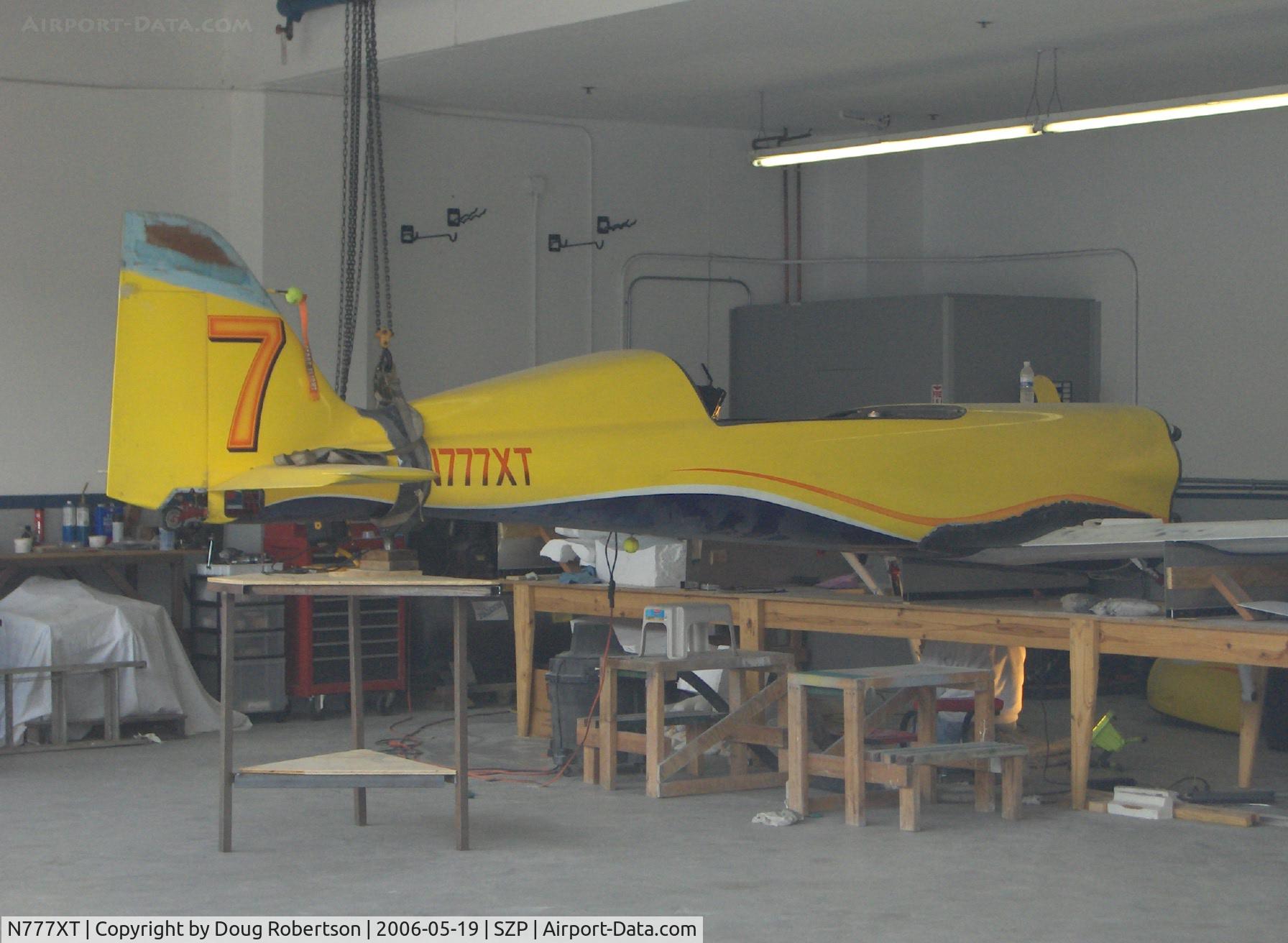 N777XT, 2005 Nemesis NXT C/N 1-B, 2005 Dan Wright NEMESIS NXT TURBO, Lycoming TIO-540, in rebuild, (Reno Sport Class pylon racer #7)