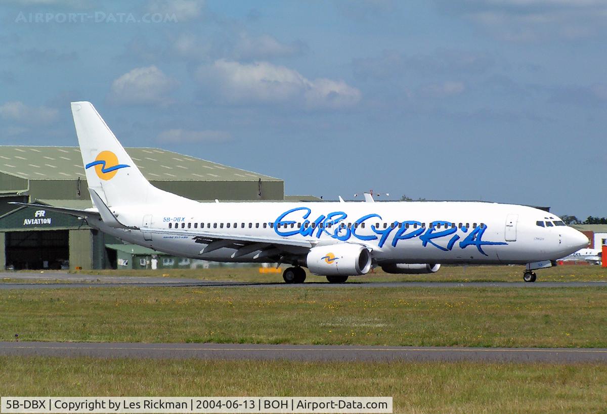 5B-DBX, 2003 Boeing 737-8Q8 C/N 33699, Boeing 737 8Q8