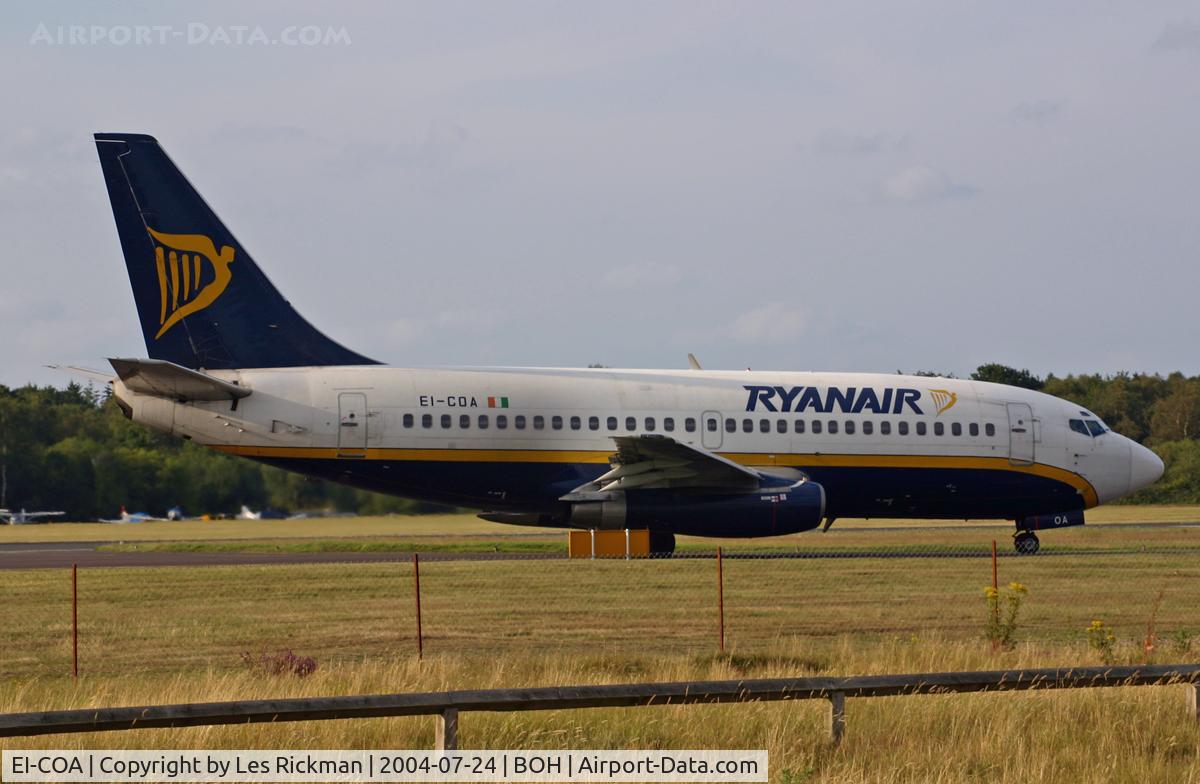 EI-COA, 1982 Boeing 737-230 C/N 22637, Boeing 737 230ADV
