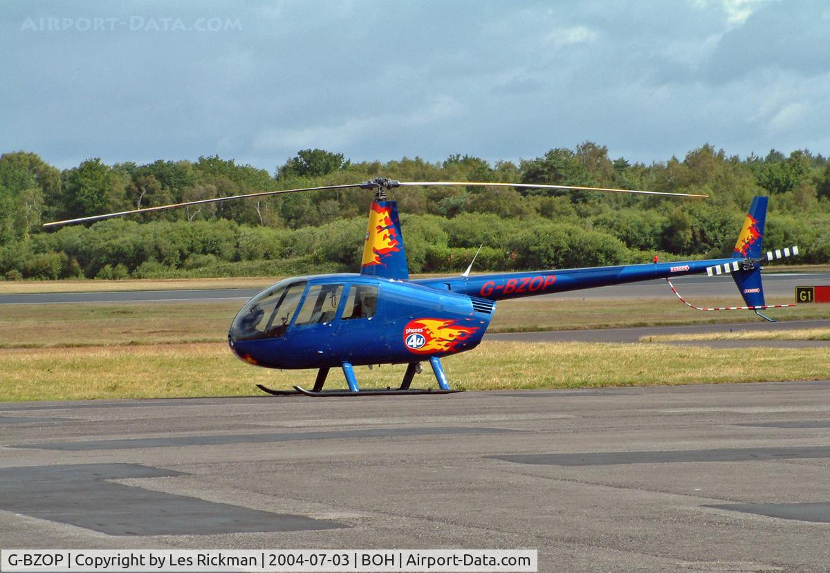 G-BZOP, 2001 Robinson R44 Raven C/N 0958, Robinson R-44