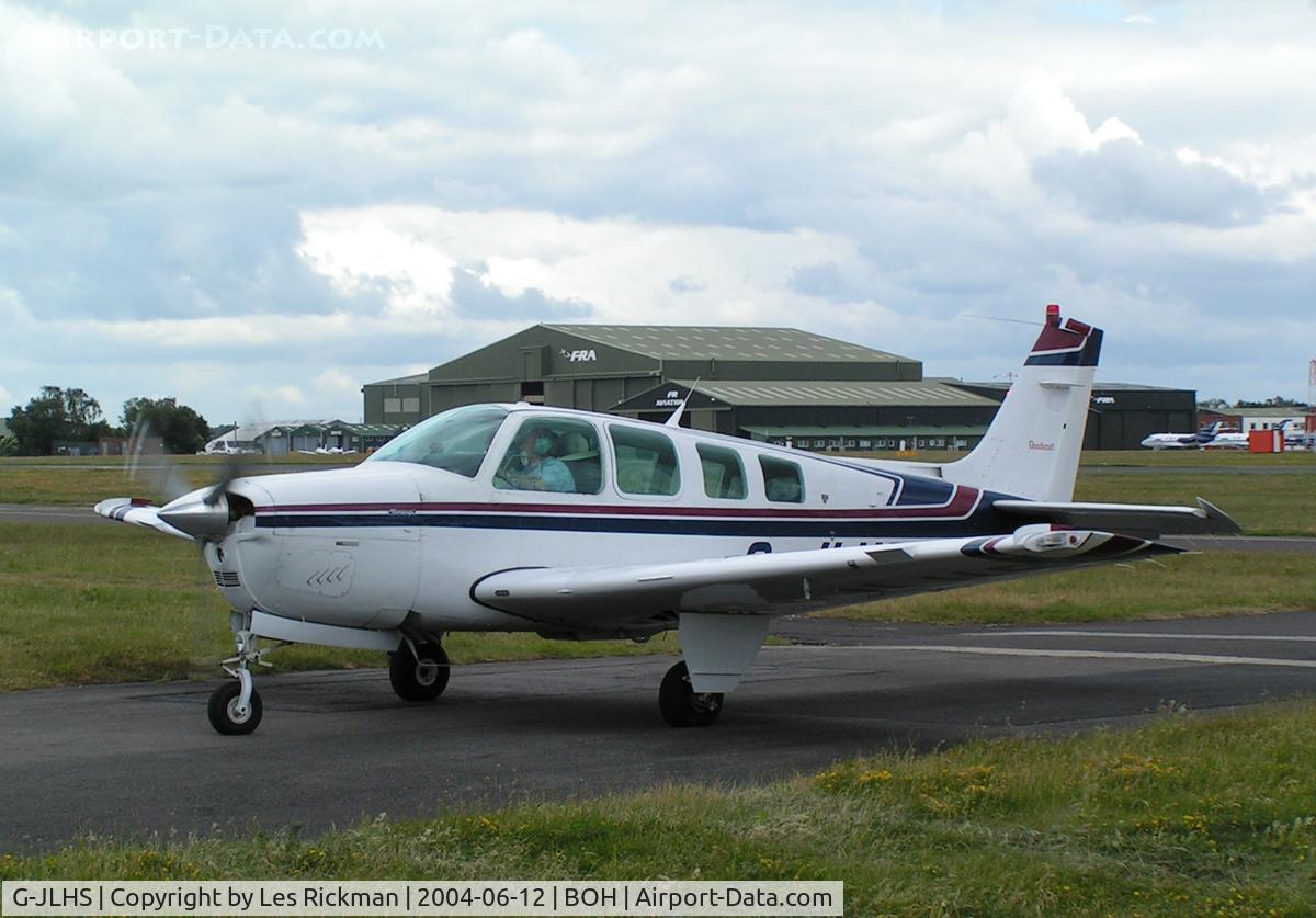 G-JLHS, 1990 Beech A36 Bonanza 36 C/N E-2571, Beech A36 Bonanza