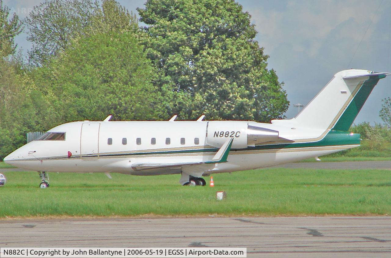 N882C, 1990 Canadair Challenger 601-3A (CL-600-2B16) C/N 5065, Parked northside.