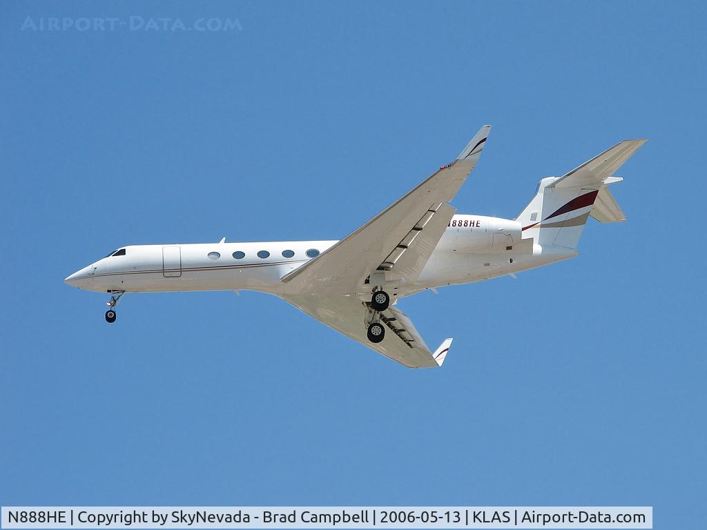 N888HE, 2001 Gulfstream Aerospace G-V C/N 638, Harrah's / 2001 Gulfstream Aerospace G-V