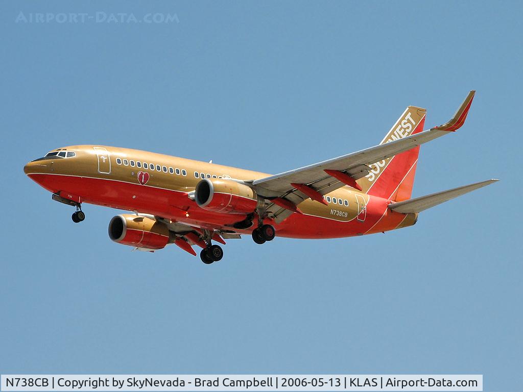N738CB, 1999 Boeing 737-7H4 C/N 27870, Southwest Airlines / 1999 Boeing 737-7H4