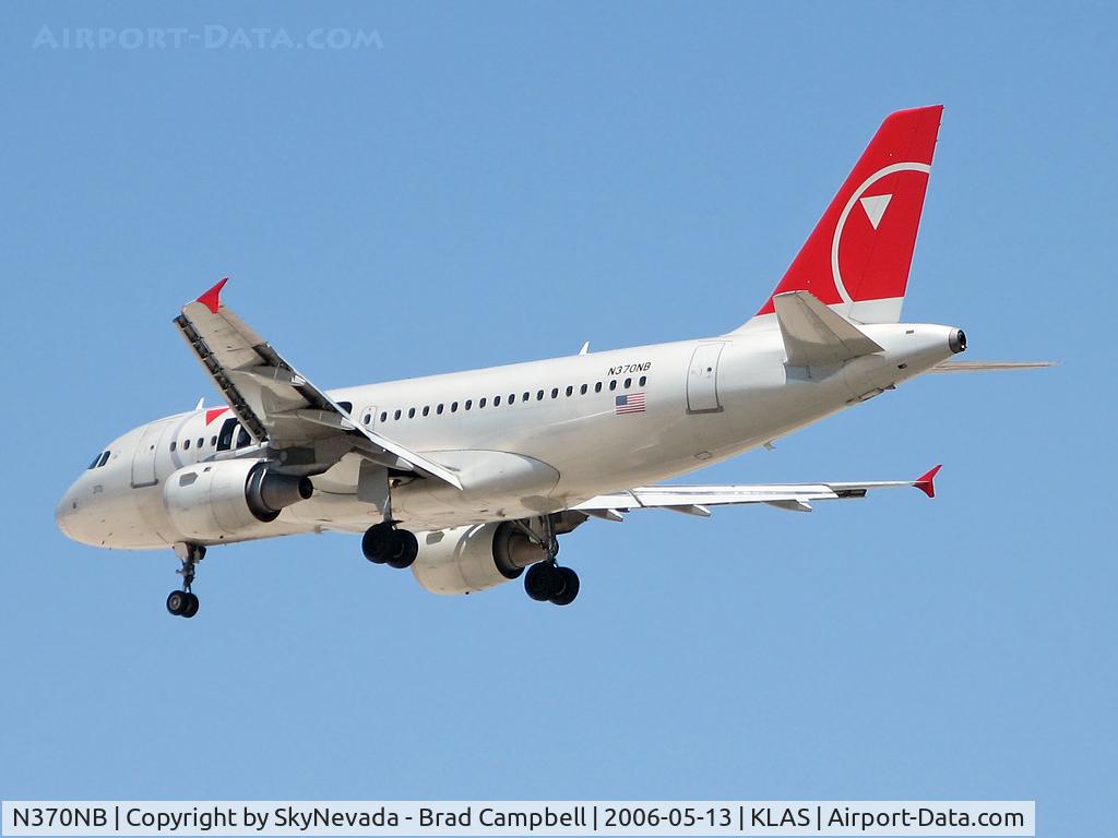 N370NB, 2003 Airbus A319-114 C/N 2087, Northwest Airlines / 2003 Airbus A319-114
