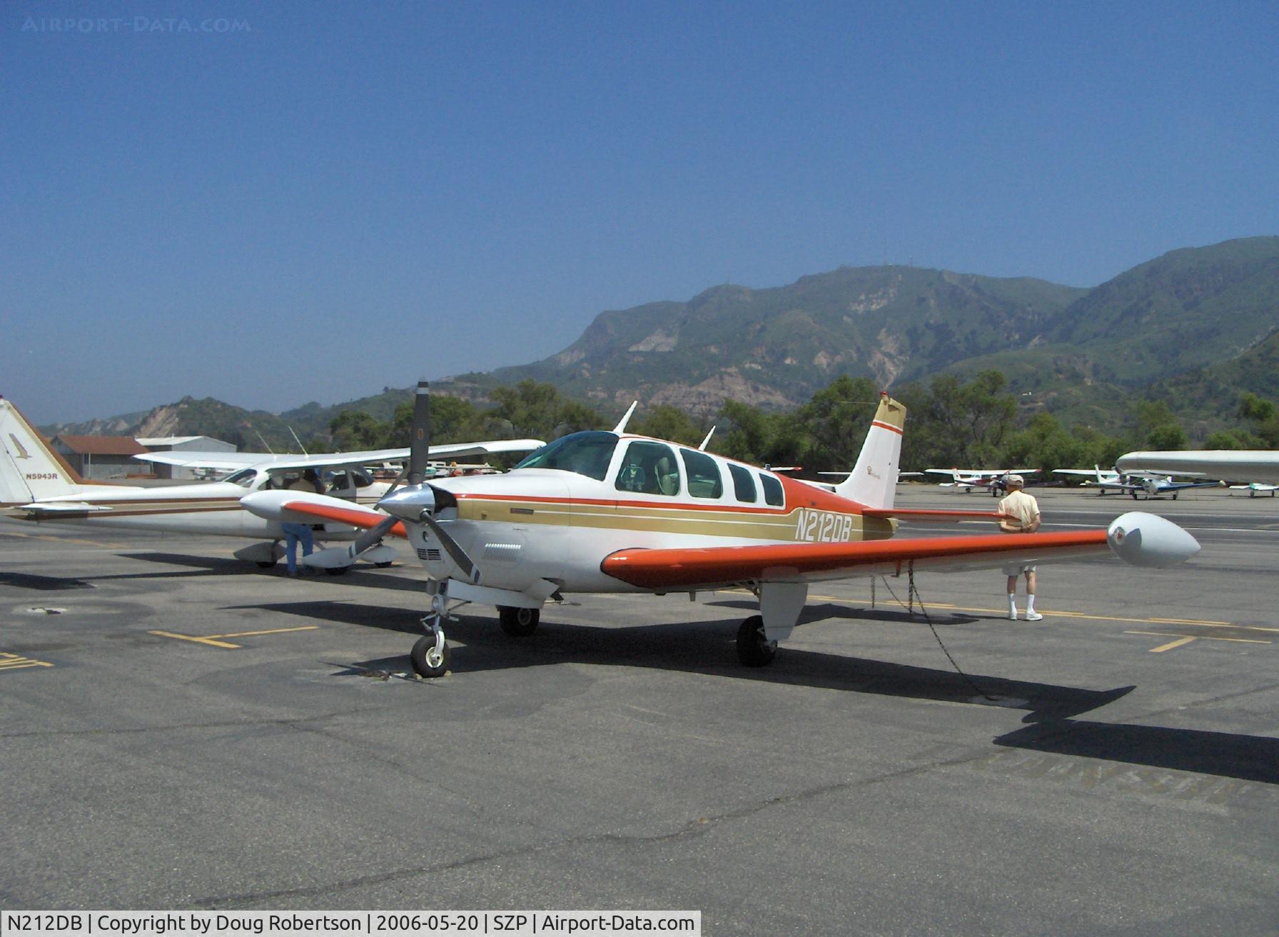 N212DB, 1973 Beech A36 Bonanza 36 C/N E-407, 1973 Beech A36 BONANZA, Continental IO-520-BA 285 Hp
