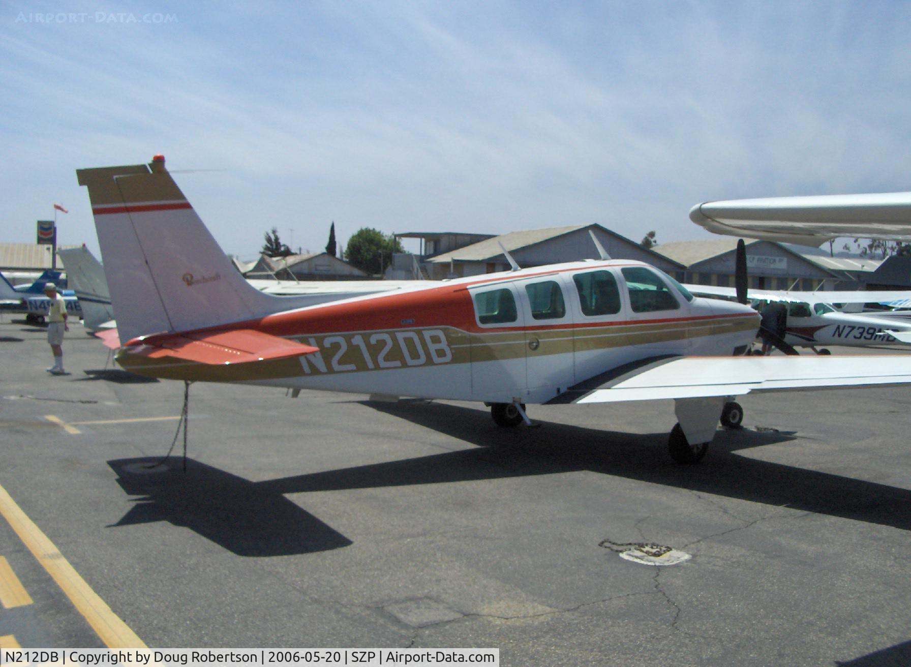 N212DB, 1973 Beech A36 Bonanza 36 C/N E-407, 1973 Beech A36 BONANZA, Continental IO-520-BA, Lycoming IO-520-BA 285 Hp