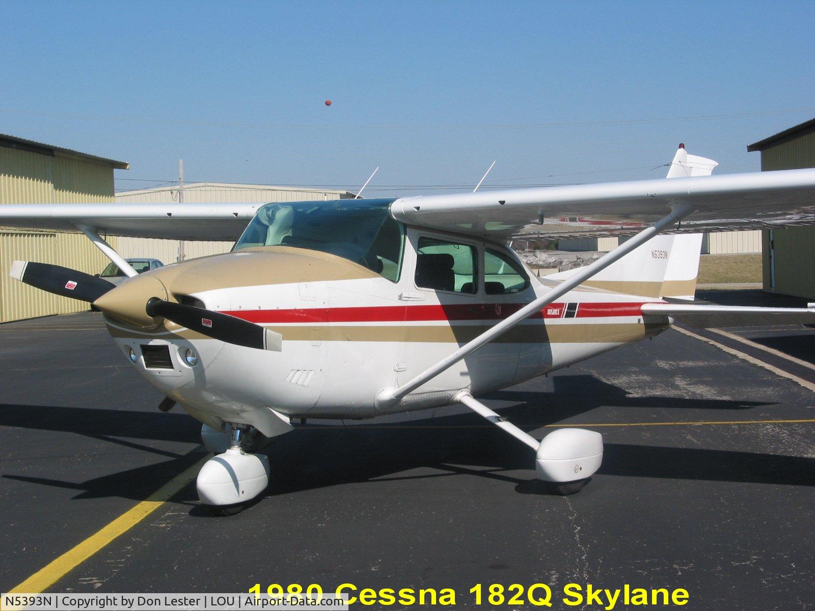 N5393N, 1980 Cessna 182Q Skylane C/N 18267686, N5393N