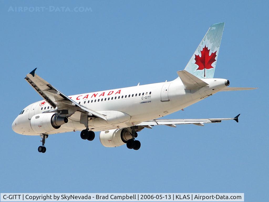 C-GITT, 2001 Airbus A319-112 C/N 1630, Air Canada / 2001 Airbus A319-112