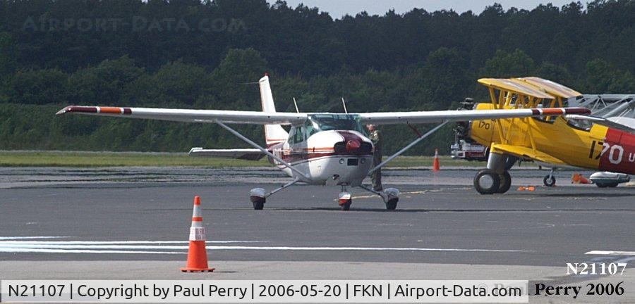 N21107, 1972 Cessna 182P Skylane C/N 18261418, First catch of the day, and at the close of the show