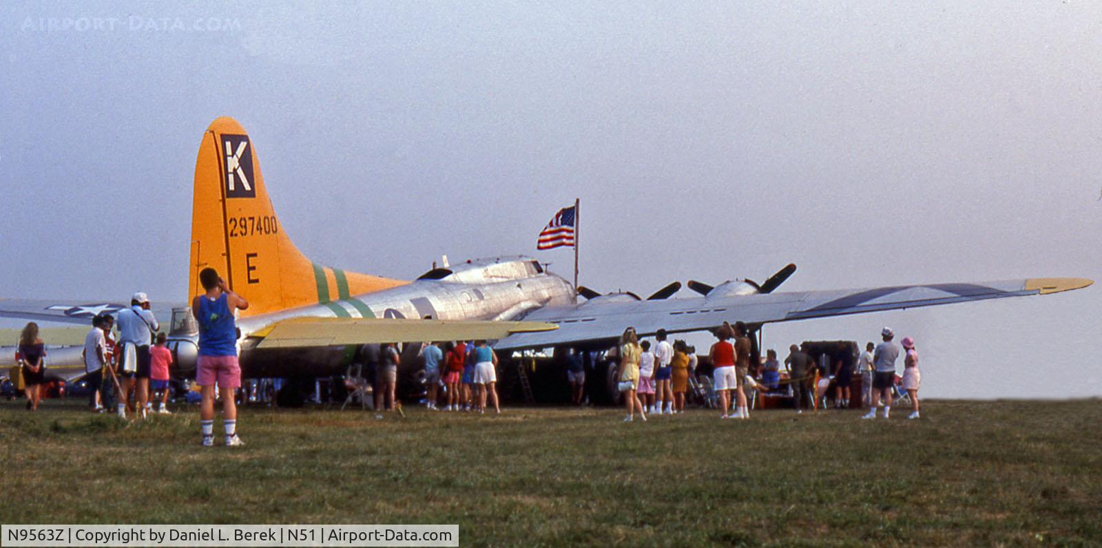 N9563Z, 1944 Boeing B-17G Flying Fortress C/N 32204, This Douglas-built B-17 has been painted to represent 