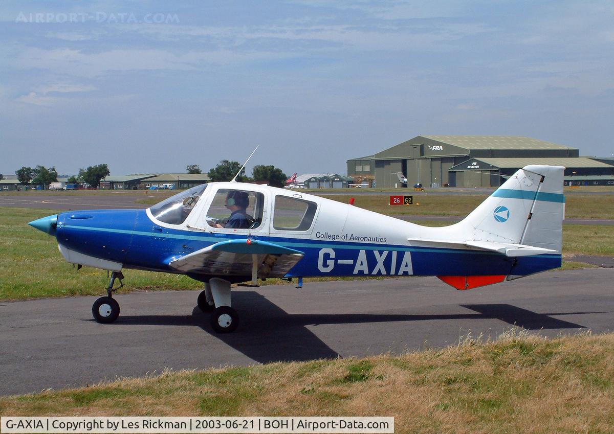G-AXIA, 1969 Beagle B-121 Pup Series 1 (Pup 100) C/N B121-078, B.121 Pup 1