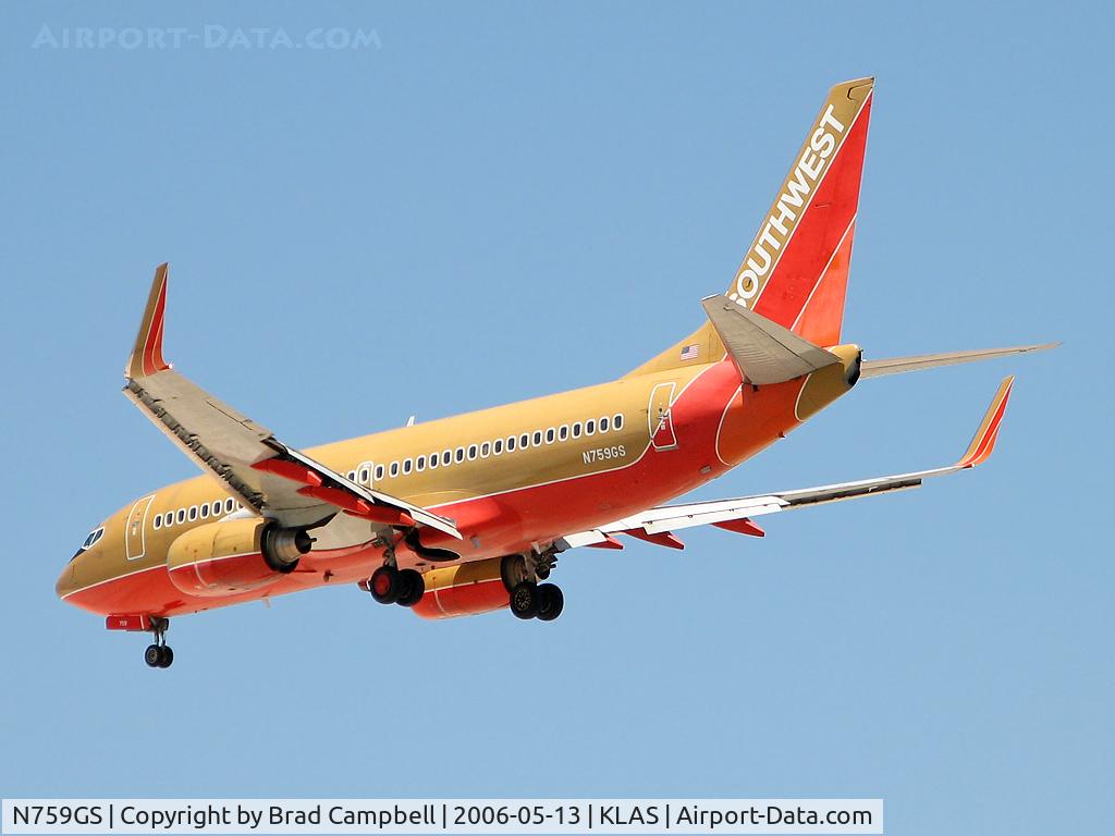 N759GS, 1999 Boeing 737-7H4 C/N 30544, Southwest Airlines / 1999 Boeing 737-7H4