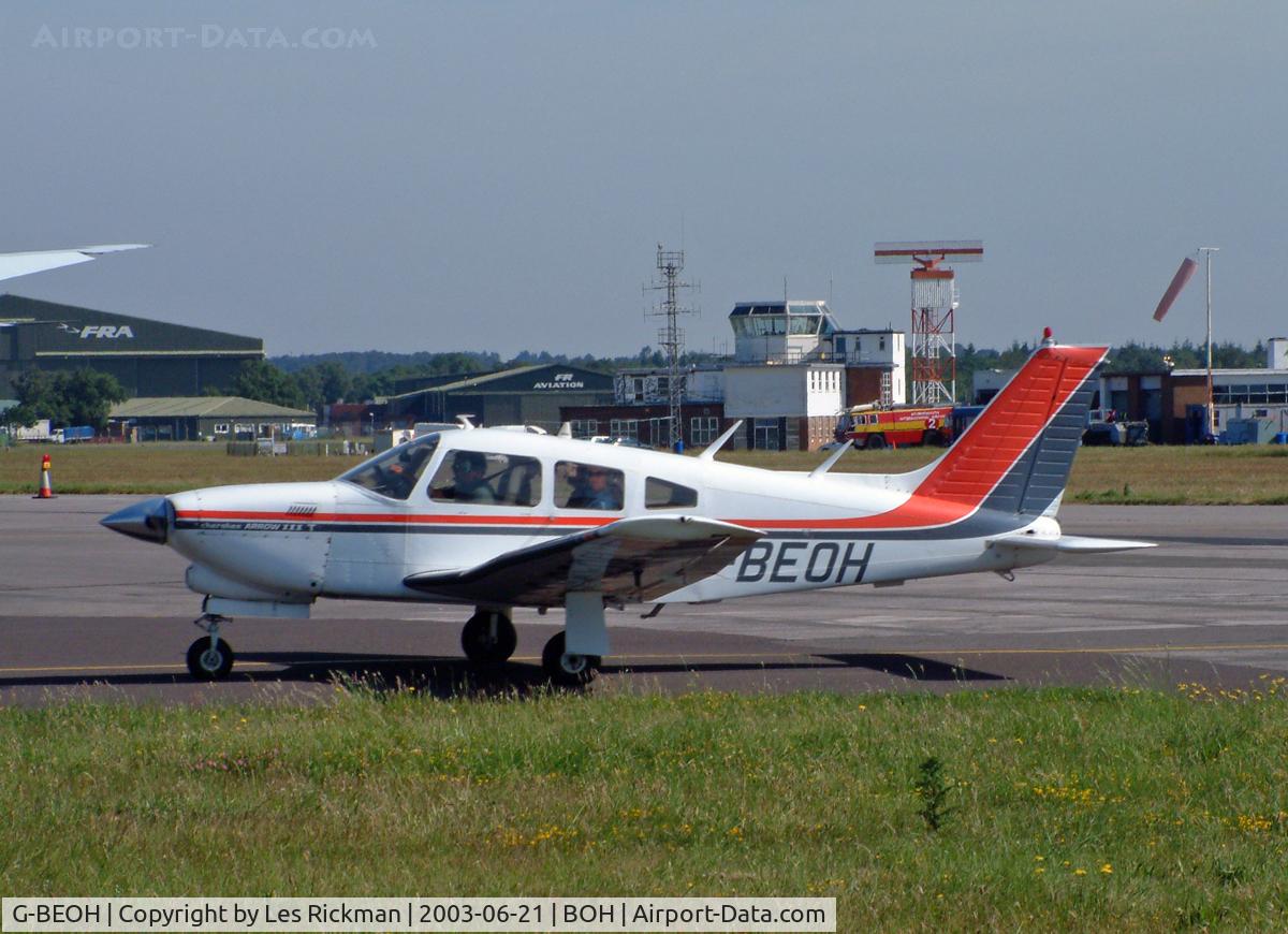 G-BEOH, 1977 Piper PA-28R-201T Cherokee Arrow III C/N 28R-7703038, PA-28R-201T Turbo Arrow III