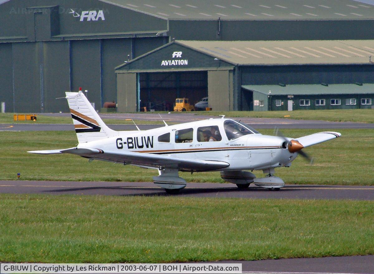 G-BIUW, 1981 Piper PA-28-161 Cherokee Warrior II C/N 28-8116128, PA-28-161 Warrior 11