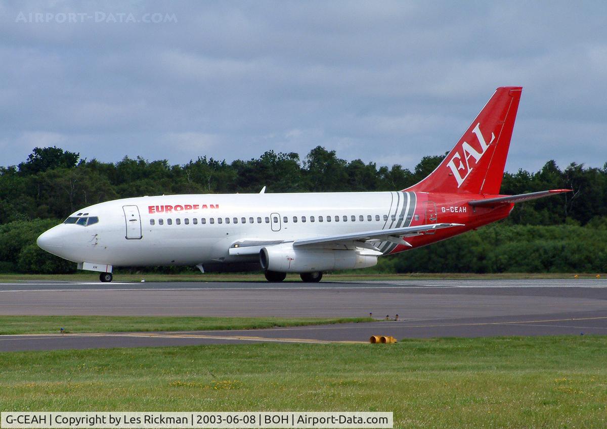 G-CEAH, 1975 Boeing 737-229 C/N 21135, Boeing 737 229