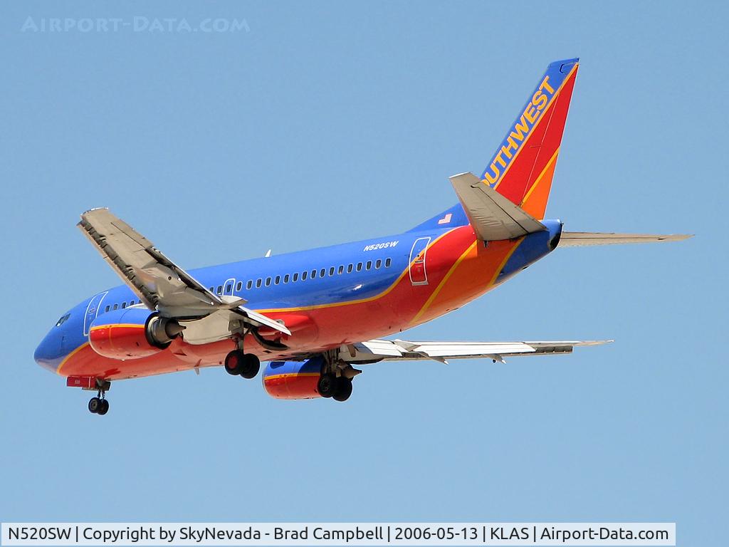 N520SW, 1991 Boeing 737-5H4 C/N 25319, Southwest Airlines / 1991 Boeing 737-5H4