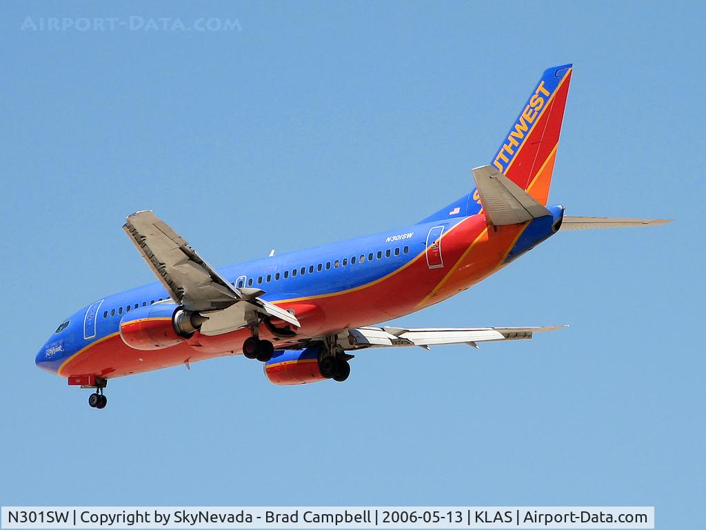N301SW, 1984 Boeing 737-3H4 C/N 22941, Southwest Airlines - 'The Spirit of Kitty Hawk' / 1984 Boeing 737-3H4
