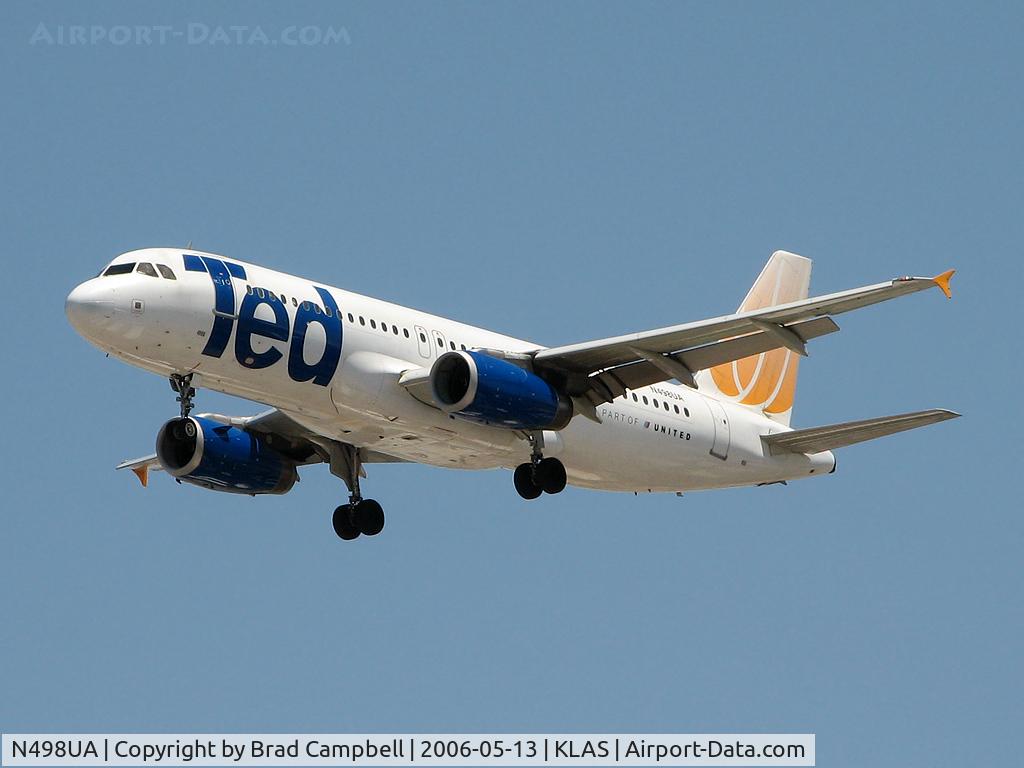 N498UA, 2002 Airbus A320-232 C/N 1865, Ted Airlines / 2002 Airbus A320-232