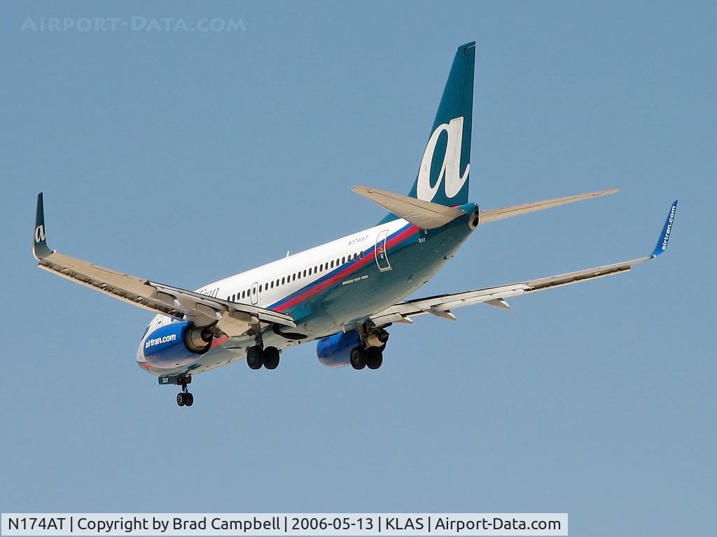 N174AT, 2004 Boeing 737-76N C/N 32667, airTran / 2004 Boeing 737-76N
