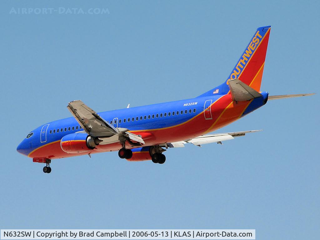 N632SW, 1996 Boeing 737-3H4 C/N 27707, Southwest Airlines / 1996 Boeing 737-3H4