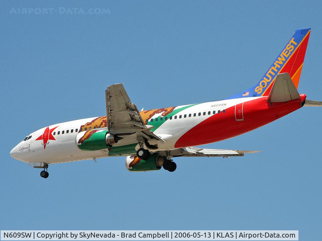 N609SW, 1995 Boeing 737-3H4 C/N 27929, Southwest Airlines - 'California' / 1995 Boeing 737-3H4