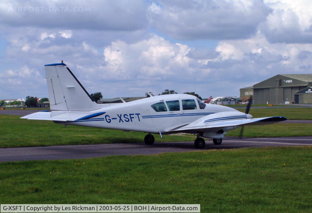 G-XSFT, 1977 Piper PA-23-250 Aztec F C/N 27-7754103, PA-23 Aztec 250F