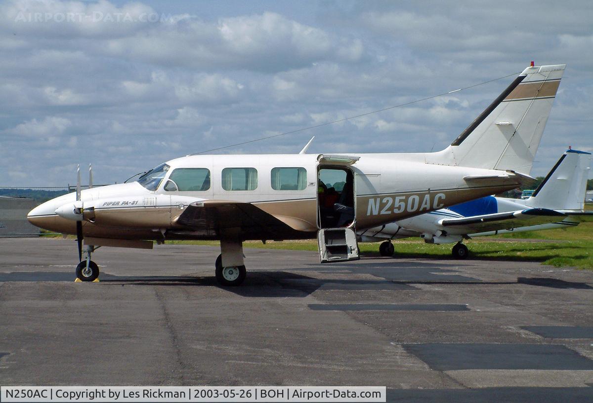 N250AC, Piper PA-31T Cheyenne C/N 31T-7612040, Piper PA31-310 Navajo C