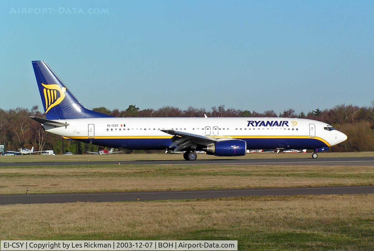 EI-CSY, 2002 Boeing 737-8AS C/N 32779, Boeing 737 8AS