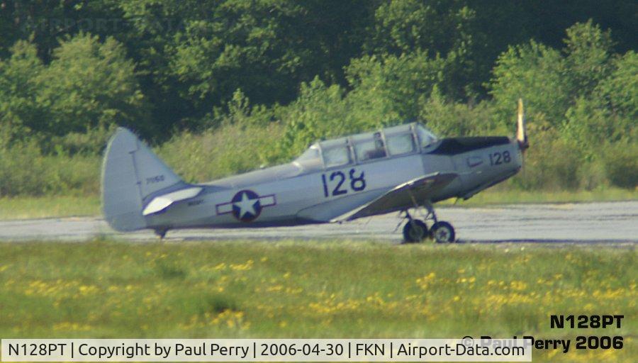 N128PT, 1942 Fairchild M-62A-3 Cornell II C/N FT735, All by her lonesome on that patch of tarmac