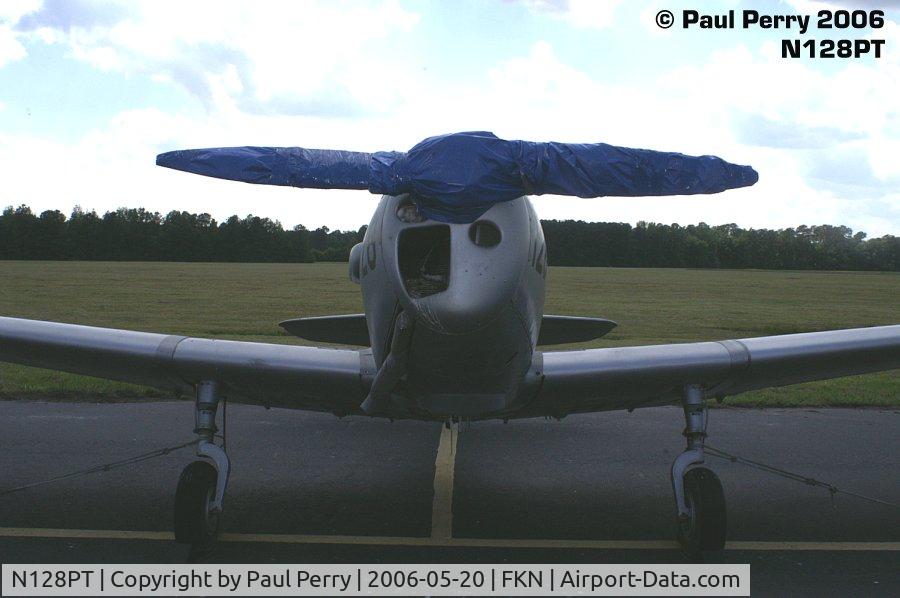 N128PT, 1942 Fairchild M-62A-3 Cornell II C/N FT735, The 'business end', with the wooden prop protected from the elements