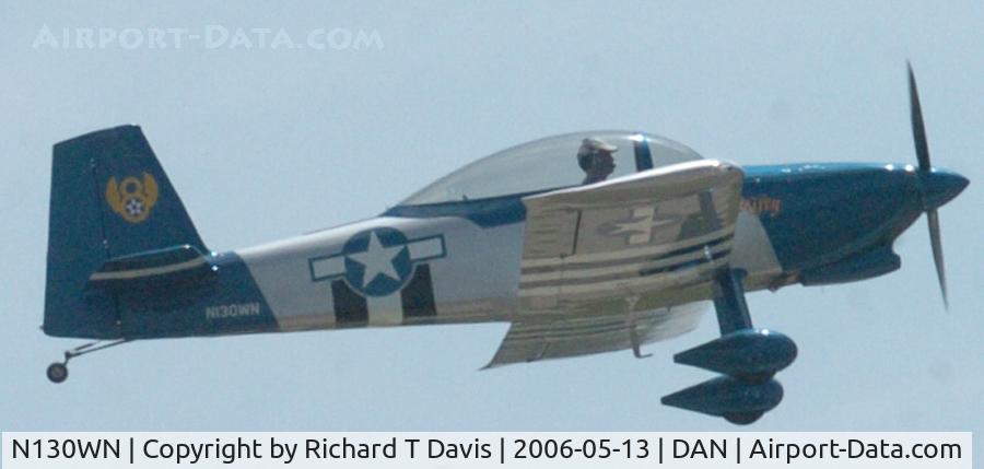 N130WN, 2004 Vans RV-8 C/N 80607, 2004 Lawrence C. Bowen Vans RV-8 taking off from the Pancake Breakfast Fly-in .in Danville Va.