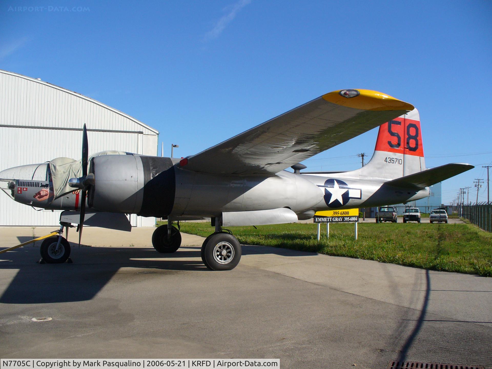 N7705C, 1944 Douglas A-26C Invader C/N 28989, A26
