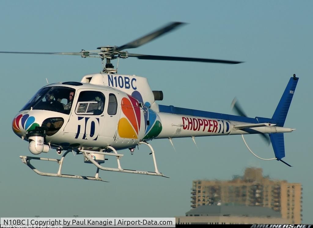 N10BC, 1996 Eurocopter AS-350BA Ecureuil C/N 2897, Former Helicopter of Philadelphia Channel 10