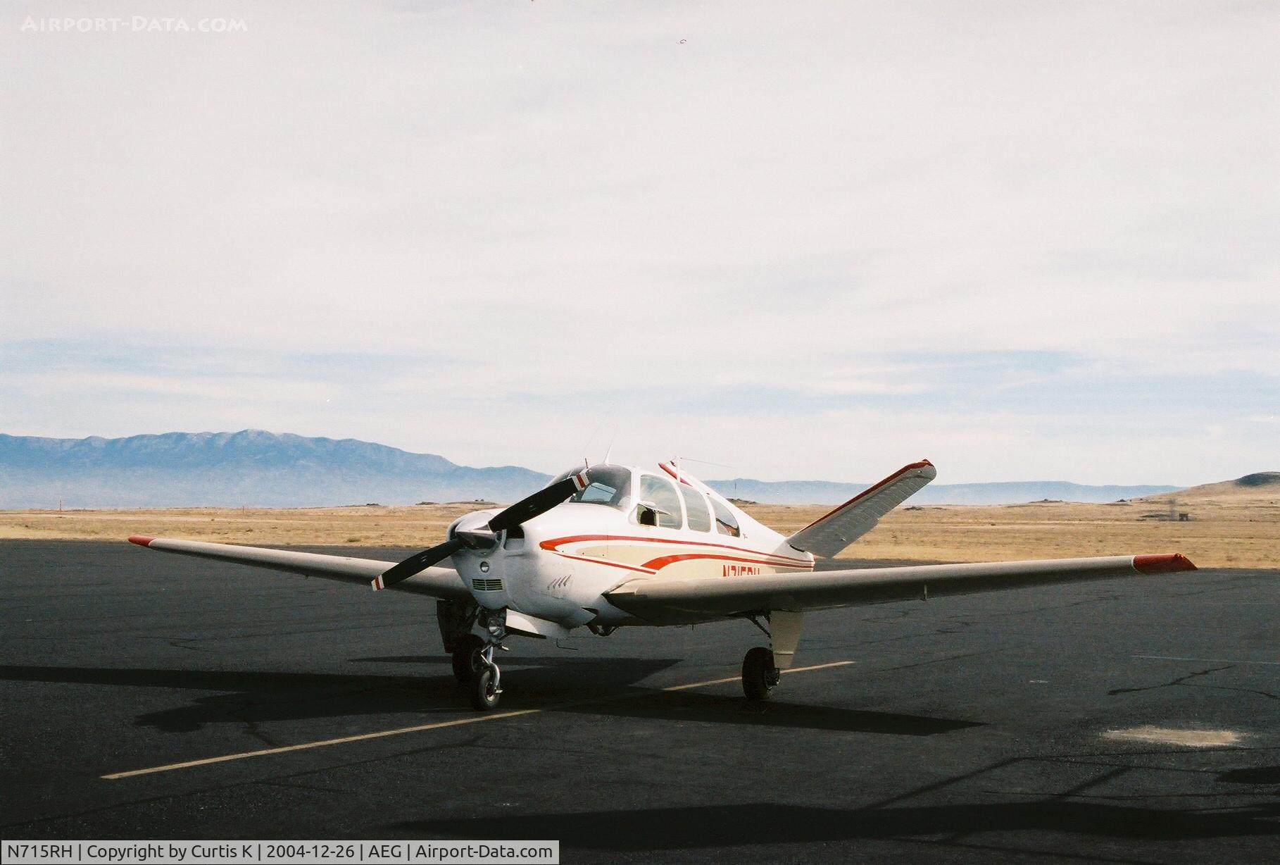 N715RH, 1962 Beech P35 Bonanza C/N D-7063, On the tarmac at Albuquerque Double Eagle airport