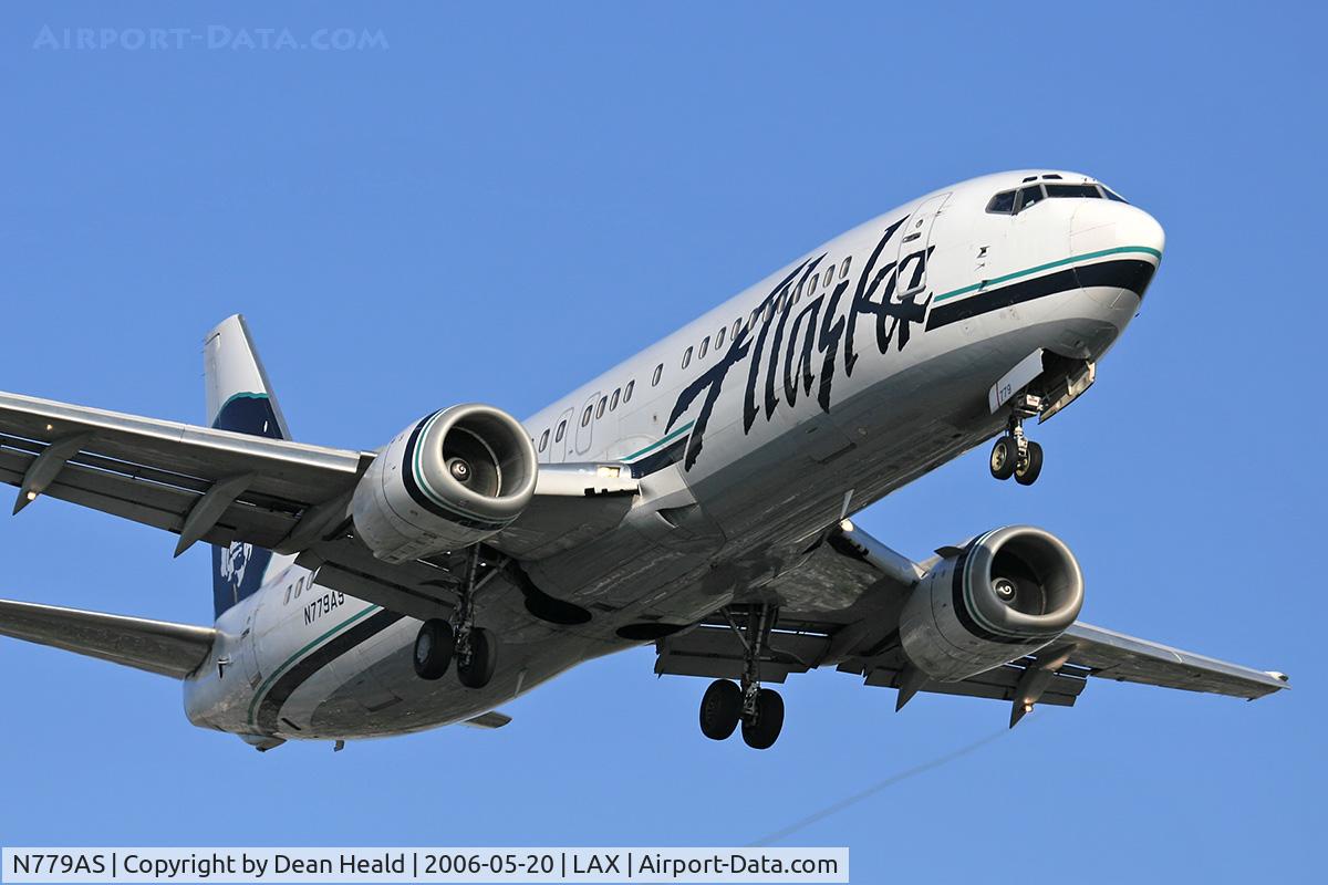 N779AS, 1994 Boeing 737-4Q8 C/N 25111, Alaska Airlines N779AS (FLT ASA283) from General Rafael Buelna Int'l (MMMZ) on final approach to RWY 24R.