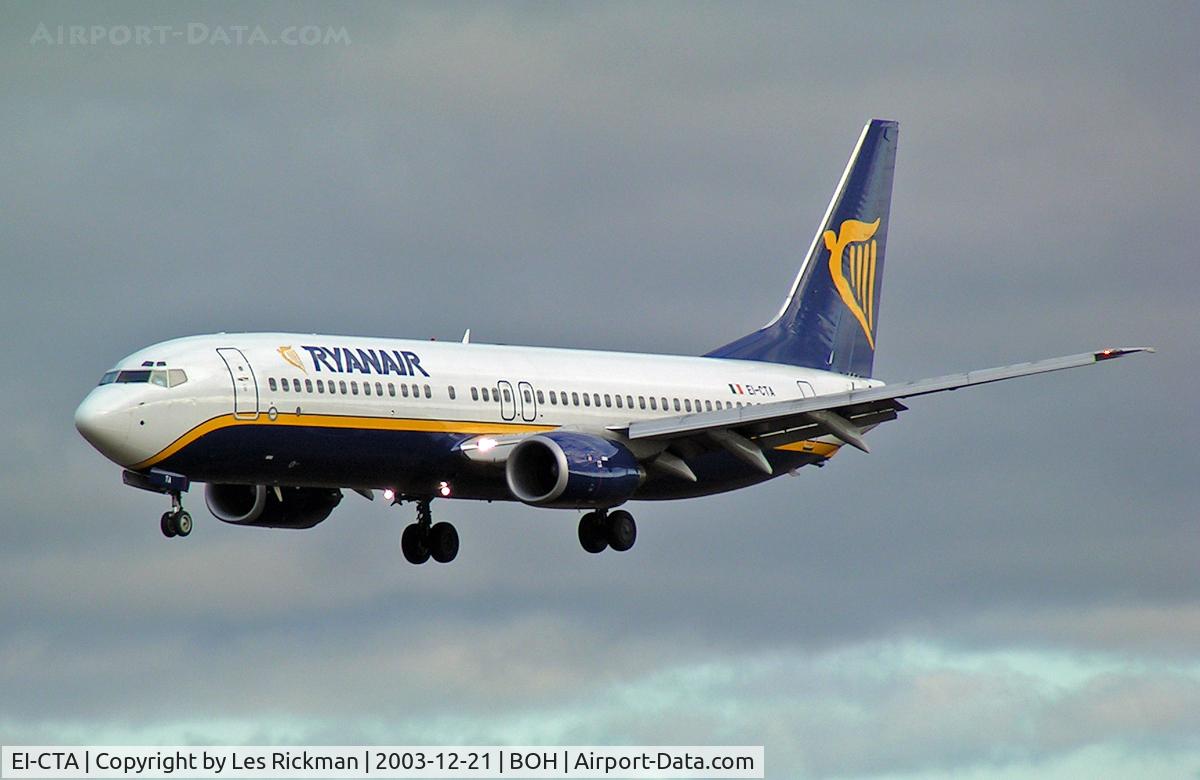 EI-CTA, 2002 Boeing 737-8AS C/N 29936, Boeing 737 8AS