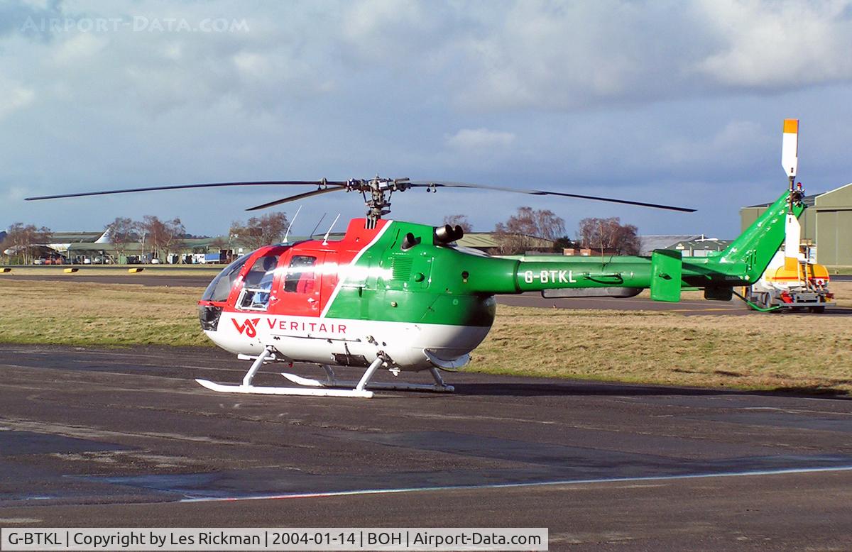 G-BTKL, 1980 MBB Bo-105DB-4 C/N S.422, MBB Bo105DB-4