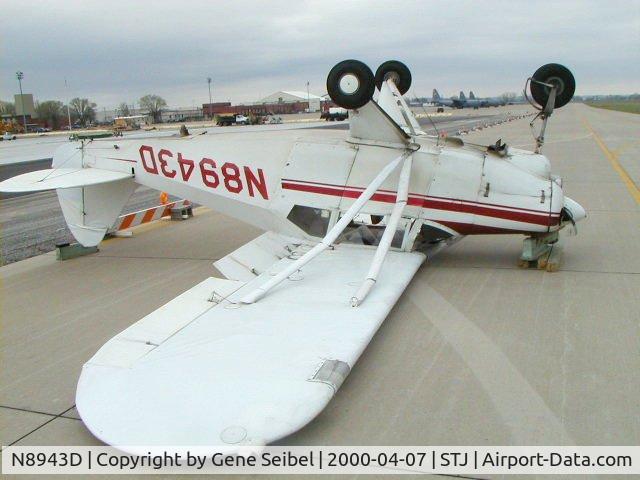 N8943D, 1958 Piper PA-22-160 Tri Pacer C/N 22-6101, Oops!